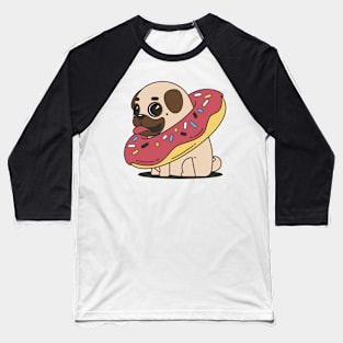 Puggy Donut Baseball T-Shirt